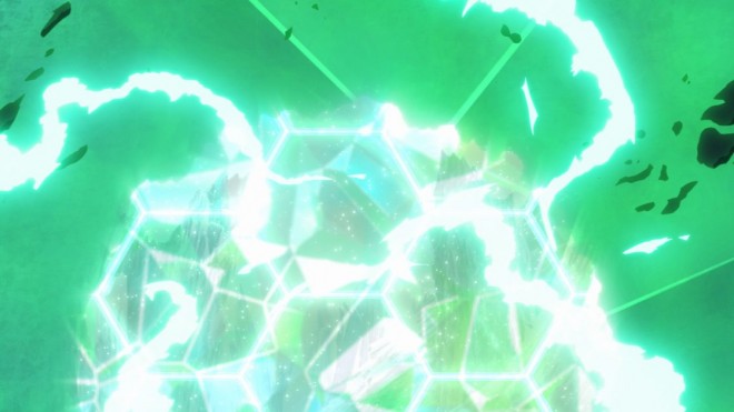 Scene from the anime Pokémon Horizons episode 85